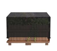 Housse de jardinière surélevée - Housse de jardinière d'extérieur imperméable avec cordon de serrage pour tomates, fleurs, fraises, myrtilles, légumes, parfait pour arrière-cour, cour, parc
