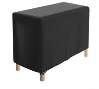 Housse de jardinière surélevée imperméable pour protection contre les intempéries, compatible avec les plates-bandes surélevées, tissu Oxford noir, 122 x 61 x 77 cm (420D : 84 x 39 x 77 cm)