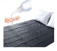 Housse De Jeu Imperméable En PVC Noir Pour Empêcher Le Matelas De Se Mouiller, Réutilisable Pour Éviter Que Les Boissons Ne Se Renversent