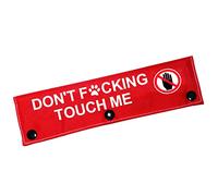 Housse de laisse humoristique pour chien avec inscription « Have Don't Touch Me » - Cadeau d'anniversaire pour animal domestique (Don't Touch Me - Manche)