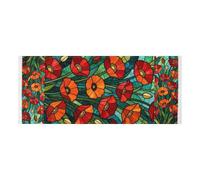 Housse de lave-linge et sèche-linge avec sac latéral lavable pour machine à laver et sèche-linge pour réfrigérateur, machine à laver à roulettes, four à micro-ondes 130 x 55,9 cm
