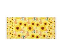Housse de lave-linge et sèche-linge avec sac latéral réutilisable pour la meilleure maman, tournesol, chien, femme, fille, pour buanderie, cuisine, 130 x 55,9 cm
