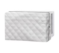 Housse de lecteur AC pour fenêtre - Couvercle AC anti-poussière imperméable Housse de climatiseur coupe-vent - AC Defender avec cordon de serrage Housse de protection double face pour fenêtre