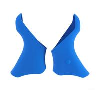Housse de levier de frein en silicone pour vélo et capot de rechange pour ST-5600/5601/6600 Road pour levier de vitesse de route, doux au toucher, manchon antidérapant (bleu)