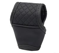 Housse de levier de vitesse pour levier de vitesse de voiture en cuir synthétique conçue pour une couverture complète et une protection du pommeau de levier de vitesse avec une manipulation
