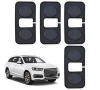 Housse de limiteur de portière de voiture | Accessoires d'intérieur de véhicule en silicone, 9,5 x 4,5 cm, installation adhésive silencieuse et antirouille | Pour conducteurs, camions, camping-cars