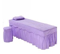 Housse de lit de beauté Massage Thérapie de massage Diagnostic Drap de lit Ouverture de la housse Fumigation Bain de pieds Housse de lit(2-02,190x80cm)