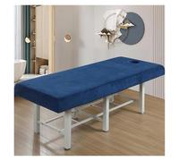 Housse de lit de massage Couvre-lit en velours épais, couleur unie, idéal for la beauté et les massages hôtel salon de(Color4,180x60cm)