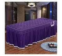 Housse de lit de massage Couvre-lit simple, jupe de massage for lit beauté(DarkPurple,70x190cm)