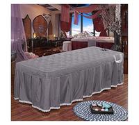 Housse de lit de massage Couvre-lit simple, jupe de massage for lit beauté(Grey,70x190cm)