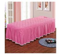 Housse de lit de massage Couvre-lit simple, jupe de massage for lit beauté(Pink,70x190cm)