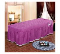 Housse de lit de massage Couvre-lit simple, jupe de massage for lit beauté(Rose,70x190cm)