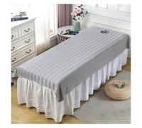 Housse de lit de massage Housse de table massage, drap-housse avec ouverture for le visage, élastique, for soins spa, relaxation, salon beauté, matelas(Grey,120X200cm with hole)