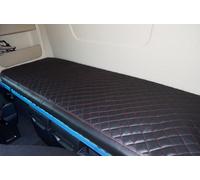Housse de lit pour camion compatible avec Mercedes Actros MP4/MP5/MP6 - Cuir écologique - Noir/rouge