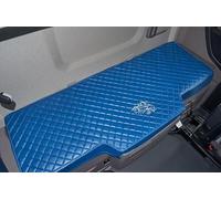 Housse de lit pour camion compatible avec Scania R & S 2017+ [nouvelle génération] - Cuir écologique Bleu/blanc