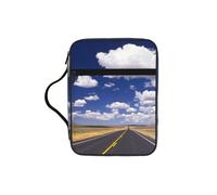 Housse de livre avec imprimé autoroute cool pour femmes et filles, avec poignée pour bible de taille standard