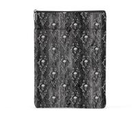 Housse de livre d'Halloween, fournitures de sorcellerie, couverture de livre d'automne pour livres de poche, cadeaux de sorcière gothique tête de mort, cadeau pour les amateurs de livres, cadeaux pour