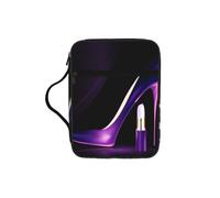 Housse de livre élégante pour femme et fille, avec poignée pour Bible de taille standard Violet