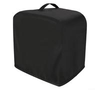 Housse de machine à glaçons imperméable en tissu Oxford 210D avec sangle réglable et poignées de transport pour comptoir, machines à glace, poussière, humidité, poils d'animaux, 33 x 43 x 38 cm (noir)
