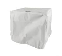 Housse de machine à glaçons portable pour comptoir, 33 x 43 x 38 cm, tissu Oxford 210D avec sangle réglable, housse pour machine à glaçons (mètres, blanc)