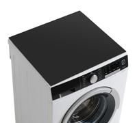 Housse de Machine à Laver, 60x60 cm Housse Machine a Laver, Noir Protection Machine a Laver, Antidérapant Housse de Réfrigérateur, Douce et Découpable pour Machine à Laver, Sèche-Linge, Réfrigérateur