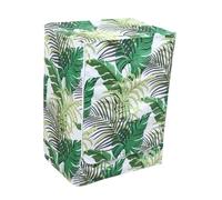 Housse de Machine à Laver Étanche Vert Xl à Fermeture Éclair | Tissu Oxford Polyester, Modèle à Ouverture Latérale, pour Lave-linge à Tambour, Facile à Nettoyer