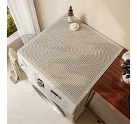 Housse De Machine à Laver Tapis De Dessus De Machine à Laver Ou SèChe-Linge Housse De Protection AntidéRapante Et Anti-PoussièRe Pour Maison Buanderie Cuisine Salle De Bain (Color 1,60x60cm)