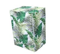 Housse de Machine à Laver Vert Fermeture Éclair Étanche | Oxford Polyester, pour Tambour de Lave-linge, Facile à Nettoyer, Protège et Prolonge la Durée