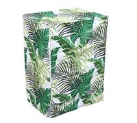 Housse de Machine à Laver Xl Étanche, Fermeture Éclair Vert | Oxford Polyester, pour Lave-linge à Tambour, Ouverture Latérale, Facile à Nettoyer, Protège L’appareil