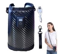 Housse de maintien au chaud pour biberon - Housse isotherme pour biberon, matériau doux avec dessus élastique et poignée de transport facile | Pour l'alimentation des nourrissons, le lait pour bébé, l