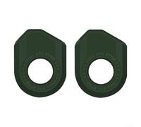 Housse de manivelle ultra légère en TPU pour VTT et vélo de route en fibre de carbone (vert-B)