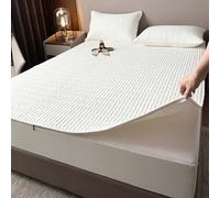 Housse De Matelas 180x200 Housse Integrale Matelas Fermeture Eclair RéNove Matelas Integral Fermeture éClair Protection Matelas(w1,180x220+25cm)