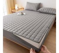 Housse De Matelas 180x200 Renove Matelas Integral RéNove Matelas Integral Fermeture éClair ProtèGe Matelas Housse Matelas(#Grey,180x220+10cm)