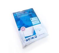 Housse de matelas 80x200 cm 100% coton gratté 2 faces environ 220g/m² AUBIN