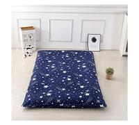 Housse de matelas à fermeture éclair anti-poussière pour matelas futon, tatami, matelas doux, jusqu'à 10 cm de profondeur, A, 135 x 200 cm