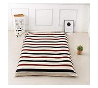 Housse de matelas à fermeture éclair anti-poussière pour matelas futon, tatami, matelas doux, jusqu'à 10 cm de profondeur, 135 x 200 cm