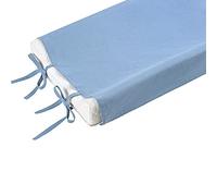 Housse de matelas à Housse de matelas à langer Matelas à langer et housses feuilles de table à langer respirantes et douces(Bleu)