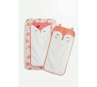 Housse De Matelas À Langer + 2 Tapis De Change Santa Giulia Rose TU