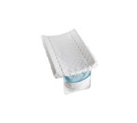 Housse de matelas à langer avec poche bleu ciel