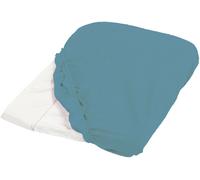 Candide - Housse de matelas à langer éponge 50 x 75 cm - Bleu canard