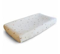 Housse de matelas à langer en coton bio Rainbows (72 x 48 cm)