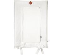 Housse de matelas à langer en lin lavé