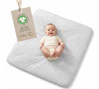Housse De Matelas À Langer Extensible En Coton Bio Lil Planet Gris Argenté TU
