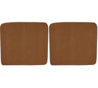 Housse de matelas à langer Meyco Baby Uni (doux pour la peau, 100% coton, lavable, facile d'entretien, convient au séchage en tambour, dimensions : 85 x 75 cm), Camel (Lot de 2)