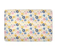Housse de matelas à langer moderne extra large réutilisable avec motif de pissenlit coloré, imperméable, lavable en machine, pour enfants et adultes, animaux domestiques, 132,1 x 86,4 cm (L x l)