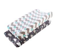 Housse De Matelas À Langer Pour Bébé, 2 Pièces, Drap De Table À Langer Extensible Pour Bébés Garçons Et Filles, Couches, Tapis À Langer, Tapis De Voyage