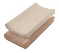 Housse de matelas à langer respirante, 2 pièces, housse de matelas à langer réutilisable, draps à manches, étui de Table à langer pour bébé 84x43cm, draps de lit pour bébé