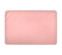 Housse de matelas à langer réutilisable de couleur unie pure pêche claire extra large - Doux et absorbant - Produits de literie pour enfants et adultes - 132,1 x 86,4 cm (L x l)
