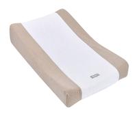 BÉABA Housse matelas à langer Sofalange – coton nid d'abeille 100%, drap absorbant – Terre d'Argile