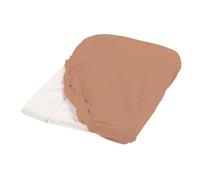 Housse De Matelas À Langer Vieux Rose Éponge 50x75cm Cassonade TU